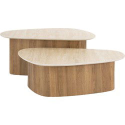 AnLi Style Salontafel set/2 Romano driehoekig