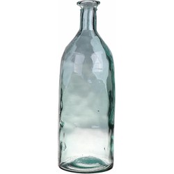 Bellatio Design Bloemenvaas - helder transparant gerecycled glas - D12 x H35 cm - Vazen