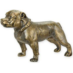GIETIJZEREN BEELD VAN EEN STAFFORDSHIRE TERRIËR