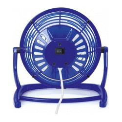 Blauwe USB mini ventilator - Ventilatoren