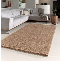 Hoogpolig vloerkleed - Candy Shaggy Beige - 270 X 370 CM