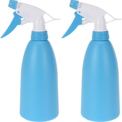 2x Waterspray plantensproeier blauw 480 ml - Plantenspuiten