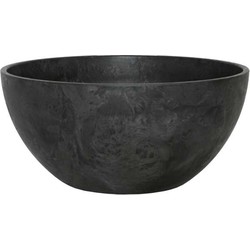 Bloempot Bowl Fiona zwart 31 x 15 cm