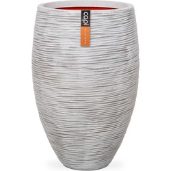 Vase elegant deluxe rib nl 39x60 - elfenbein - Capi Europe
