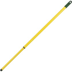 Buemag Universele telescoopsteel - metaal - geel - 80-130 cm - Telescoopstelen