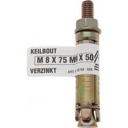 Keilbout m5x80x35 verz