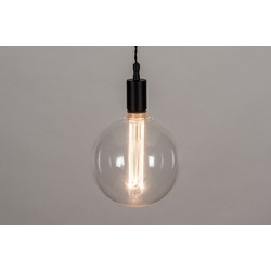Lumidora Hanglamp 30973 - E27 - 5.0 Watt - 220 Lumen - 2000 Kelvin - Zwart - Metaal - Met dimmer