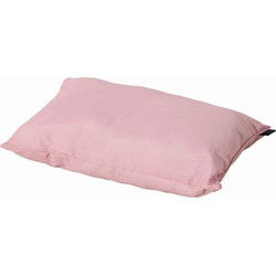 2 stuks! Kussen 60x40 soft pink piping Panama soft pink