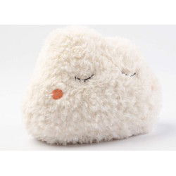 Textino CLOUDY - Deurstopper 18x20 cm wolk - Snow White - wit - Textino
