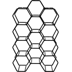 Wijnrek Salbris - Zwart - 12 Flessen