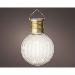 Solar hanglamp plc d8h11cm-4l wwit Lumineo Solar Hanging Lights