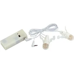 Lightcord 2LED 3V DC 2x male plug-B Box