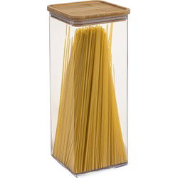 5Five - Keuken voorraadpot - Berlino - kunststof/bamboe - 2000 ml - Voorraadpot