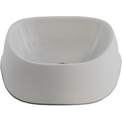 Moderna plastic hondeneetbak Sensi bowl 2200 ml soft wit