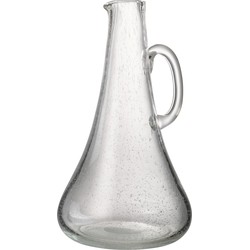 J-line - Karaf Glas Transparant - 19.5x19x34cm