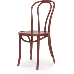 Vienna Thonet No. 18 houten bistrostoel burgundy