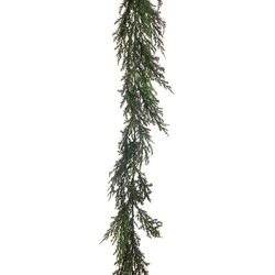 Louis Maes kunstplant takken slinger Cipres - groen - 180 cm - veel takjes - Kunstplanten