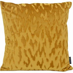 Sierkussen Velvet Stain Oker/Goud | 45 x 45 cm | Velvet / Polyester