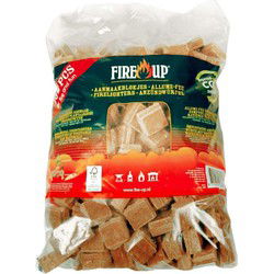 Fire-up Barbecue aanmaakblokjes - 192x - bruin - reukloos - BBQ - Aanmaakblokjes