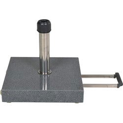 Garden Impressions Einstein granieten parasolvoet 40 kg - royal anthracite