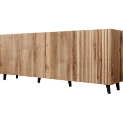 Meubella Dressoir Vintar - Eiken - 200 cm