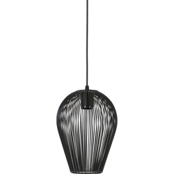 Light & Living - Hanglamp ABBY - Ø19x26cm - Zwart