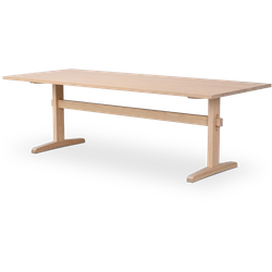 Westville houten verlengbare eettafel whitewash - 240 x 95 cm