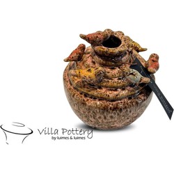Villa Pottery  Roze vaas Grenada  - Vaas Grenada D12xH14