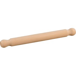 Deegroller rolstok - Italiaanse pizza roller - FSC® Beukenhout antikleef - 40x4x4 Cm - Deegrolstok Pizza & Deeg- Rolgedeelte 30xØ3