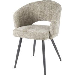 Eetkamerstoel Zand - 58x56x81cm - Salon Tissee - Set van 2