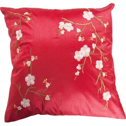 Fine Asianliving Chinese Kussen Sakura Kersenbloesems Rood 45x45cm