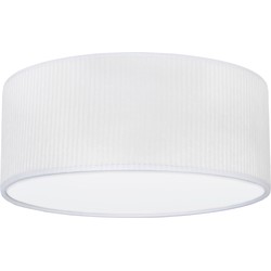 Baby's Only Plafondlamp babykamer - Plafonnière Sense - Wit - Ø35 cm - Inclusief pendel - E27 fitting - 13 watt