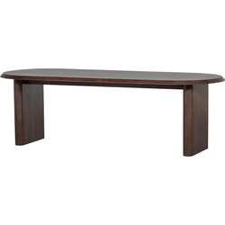 Vtwonen Ellips Eetkamertafel - Mango Hout - 129 - 75x240x90