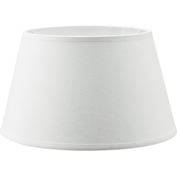 Minimalistische stijl - Stoffen Lampenkap - Conisch - White - 25 x 18 x 14 cm - E27 fitting - Ontworpen voor tafellampen - Ontworpen voor woon- en slaapkamers