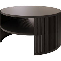 Meubella Salontafel Fender - Zwart - 75 cm