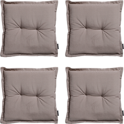 Madison -  Zitkussen Panama taupe - Ca. 50x50 cm - Set van 4