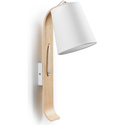 Kave Home - Repcy eikenfineer wandlamp