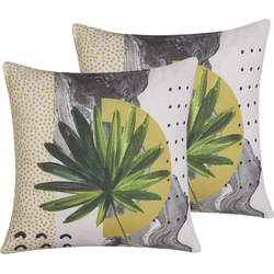 HOLCUS  - Sierkussen set van 2 - Multicolor - 45 x 45 cm - Polyester