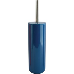 MSV Porto Toilet/wc-borstel in houder - kunststof - marine blauw - 38 cm - Toiletborstels