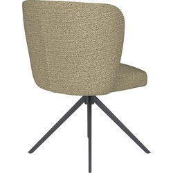 Housecraft Living Stan Eetkamerstoel Draaibaar Metaal Pistache groen