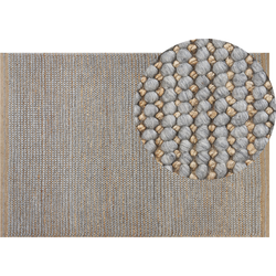 BANOO - Vloerkleed  - Lichtbruin - 140 x 200 cm - Wol
