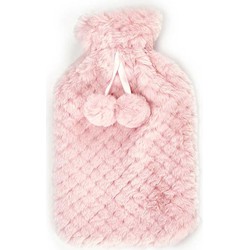 Giftdecor Warmwater kruik - 1.8 liter - hoes in het roze - winter kruiken - Kruiken