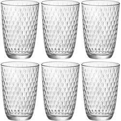 Bormioli Rocco Drinkglazen - 6x stuks - transparant - glas - 390 ml - Longdrinkglazen