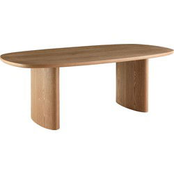 Eettafel Naturel - Deens Ovaal - 210x110x75cm - Serra