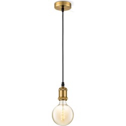 Home sweet home hanglamp Vintage Spiral g125 - Brons - amber