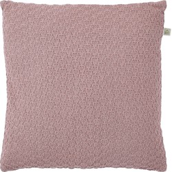 Dutch Decor KRISTA - Sierkussen oud mauve 45x45 cm - Dutch Decor