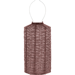 LUMIZ Solar Lampion Folia Cylinder - 18 cm - Plum