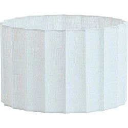 Cilinder lampenkap Disli - Wit - Ø35cm