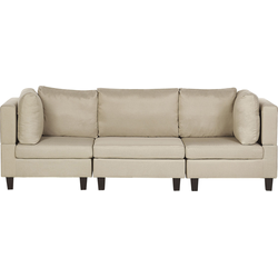 Beliani FEVIK - Modulaire Sofa-Beige-Polyester