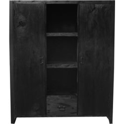 Starfurn Boekenkast Boaz Black | 150 cm